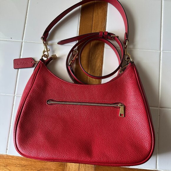 Coach Teri Hobo Bag in Red - Picture 2 of 6